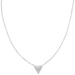 Ketting Magic Triangle -zilver-zilveren-lange-dames-ketting-met-driehoeks-bedel-festival-kettingen-laagjes-musthave-fashion-online
