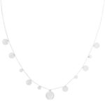 Ketting Many Coins-zilver-zilveren-schakelkettingen-met-muntjes-layerd-necklages-fashion-musthaves-kopen