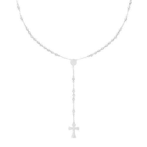Ketting Rosary Rounds zilver-zilveren-ketting-kruis-bedel-maria-fashion-ketting-necklage-kopen