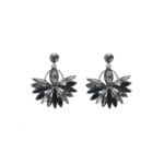 Oorbellen-Bling-Leaf-zwart-zilveren-glas-oorbellen-oorhangers-dames-sieraden-kerst-chique-sexy-oorbellen-fashion-musthaves-1