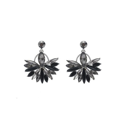 Oorbellen-Bling-Leaf-zwart-zilveren-glas-oorbellen-oorhangers-dames-sieraden-kerst-chique-sexy-oorbellen-fashion-musthaves-1