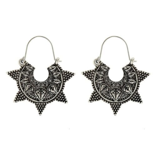 Oorbellen Funky Sun-zilver-zilveren-dames-oorbellen-retro-accessoires-musthave-fashion-online-bestellen-oorhangers