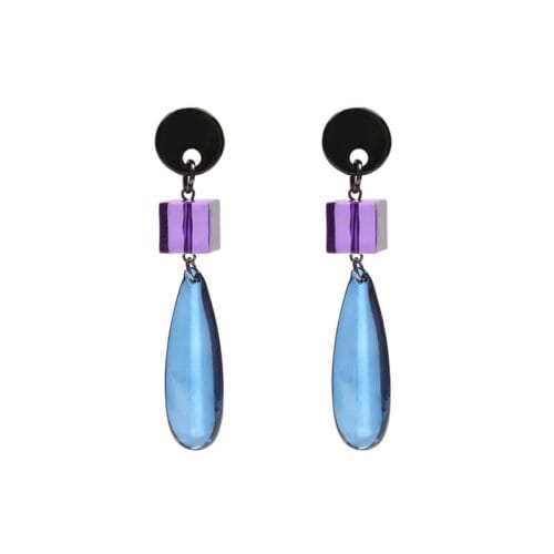 Oorbellen-Glass-Stones-donker-blauw-paarse-oorbellen-doorzichtige-stenen-musthave-dames-oorbellen-oorhangers-chique-kopen