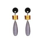 Oorbellen-Glass-Stones-donker-grijs-oranje-oorbellen-doorzichtige-stenen-musthave-dames-oorbellen-oorhangers-chique-kopen