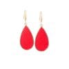 Oorbellen Matte Snake Gouden-Oorbellen-Red-Snake-gouden-dames-oorbellen-met-rode-slangenprint-sieraden-kopen-bestellen