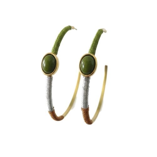 Oorbellen Stone Oorbel-Green-Stone-goud-gouden-Creolen-oorbellen-met-groene-steen-en-bruin-zilver-draad-musthave-oorbellen-oorhangers-online-kopen-zilveren-oorbellen-kopen-e1589129907455