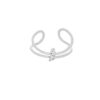 Ring Connected Lines -zilver-zilveren-open-dames-ringen-maat-17-met-knoop-fashion-musthave-ringen-accessoires-online