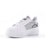 Sneaker-Snake-wit-witte-dames-sneakers-slangenprint-hoge-zool