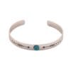 Zilveren Armband Ethnic Arrow-zilver--open-rvs-dames-armband-met-turquoise-blauwe-steen-musthave-fashion-sieraden-kado