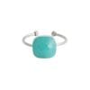 Zilveren Ring Magic Stone turquoise-stenen-zilveren open dames ringen grote turquoise steen trendy kopen bestellen