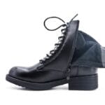 Zwarte Boots Silver Chain-zwart-zwarte-dames-boots-korte-laarzen-laarsjes-dr-martens-festival-winter-enkellaarzen-rtis-online-goedkoop-schoenen-bestellen