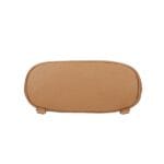 Leren Rugtas Azelia cognac dames rugtassen ritsen handtas luxe ruime rugtas kopen bestellen kantoor school onderkant