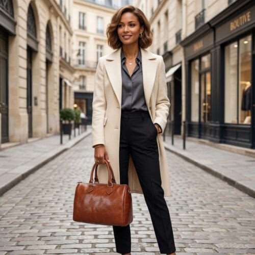 Vintage Leren Handtas Justine cognac leer leder handtassen dokterstassen vintageleer kope bestellen model