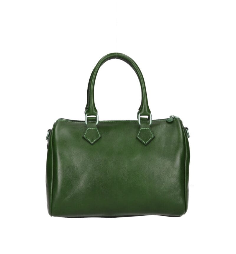 Vintage Leren Handtas Justine groen groene leer leder handtassen dokterstassen vintageleer kope bestellen