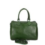 Vintage Leren Handtas Justine groen groene leer leder handtassen dokterstassen vintageleer kope bestellen achterkant