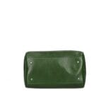 Vintage Leren Handtas Justine groen groene leer leder handtassen dokterstassen vintageleer kope bestellen onderkant