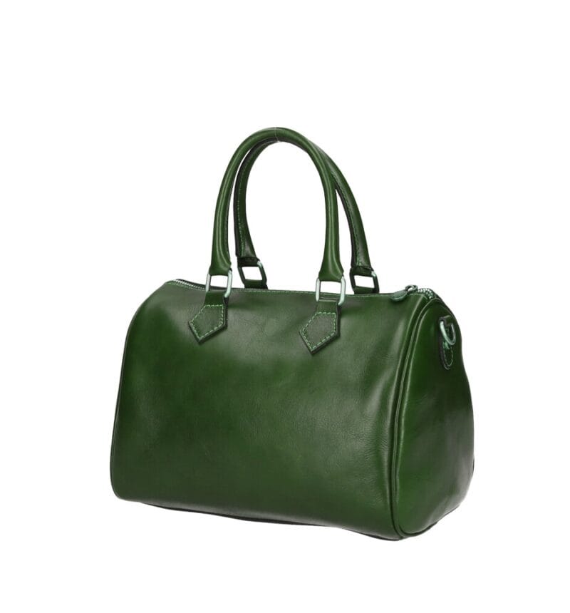 Vintage Leren Handtas Justine groen groene leer leder handtassen dokterstassen vintageleer kope bestellen zij