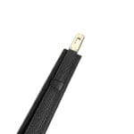 Zwarte brede Leren Riem Gouden Draaislot trendy verstelbare brede leer dames riemen elegante riemen ceinturen verstelbaar