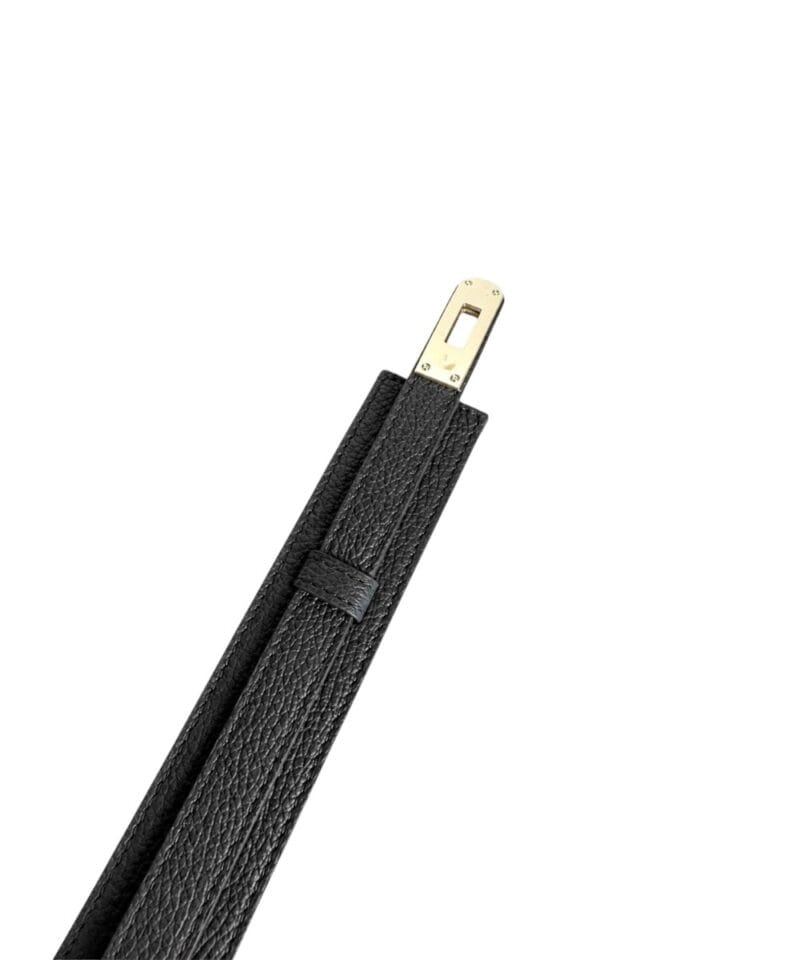 Zwarte brede Leren Riem Gouden Draaislot trendy verstelbare brede leer dames riemen elegante riemen ceinturen verstelbaar