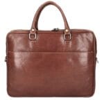 Leren Handtas Pedro donker cognac kantoortas laptoptassen leer retro leren tassen italiaans leder kopen bestellen
