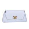 Leren Schoudertas Cilinia lichtblauw blauwe babyblauw leren clutch pouchette houten draaislot dames tasjes tassen leer leder kopen bestellen-Photoroom
