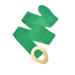 brede Groene Suede-Riem-ovale gesp groen groene -brede-leren-dames-riemen-trendy-gouden-gesp-kopen-bestellen