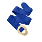 brede kobalt blauw Suede-Riem-ovale gesp kobalt blauwe -brede-leren-dames-riemen-trendy-gouden-gesp-kopen-bestellen