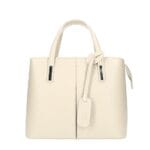 Leren Handtas Manila beige leer leder stevige handtassen classy werktassen kopen bestellen 1