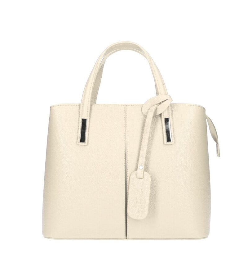 Leren Handtas Manila beige leer leder stevige handtassen classy werktassen kopen bestellen 1
