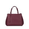 Leren Handtas Bonita wijnrood leren handtassen gouden details stevig italiaans leren tassen kopen bestellen details