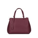 Leren Handtas Bonita wijnrood leren handtassen gouden details stevig italiaans leren tassen kopen bestellen details