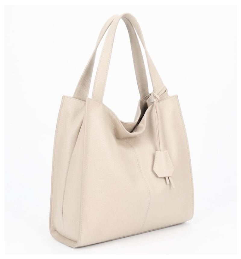 Leren Schoudertas xenia beige leer leder schoudertas leren hengsel chique luxe suede leer tassen dames kopen bestellen italiaans