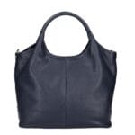 Leren Handtas Amelia donkerblauw donkerblauwe navy leren schoudertas dames tassen ruim zacht soepel leder italiaans kopen bestellen