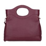 Leren Handtas Elisabetta wijnrood wijnrode Leer handtas schoudertas chic trendy dames tassen italiaans kopen