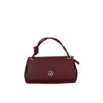 Leren Schoudertas Calliope bordeaux leren tas flap gouden draaislot chique trendy tassen kopen bestellen